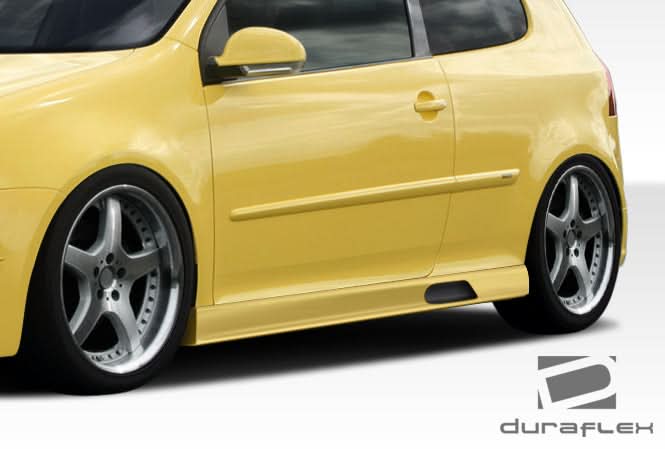 2005-2010 Volkswagen Jetta / 2006-2009 Golf GTI Rabbit PR-D Style Side Skirts - FRP