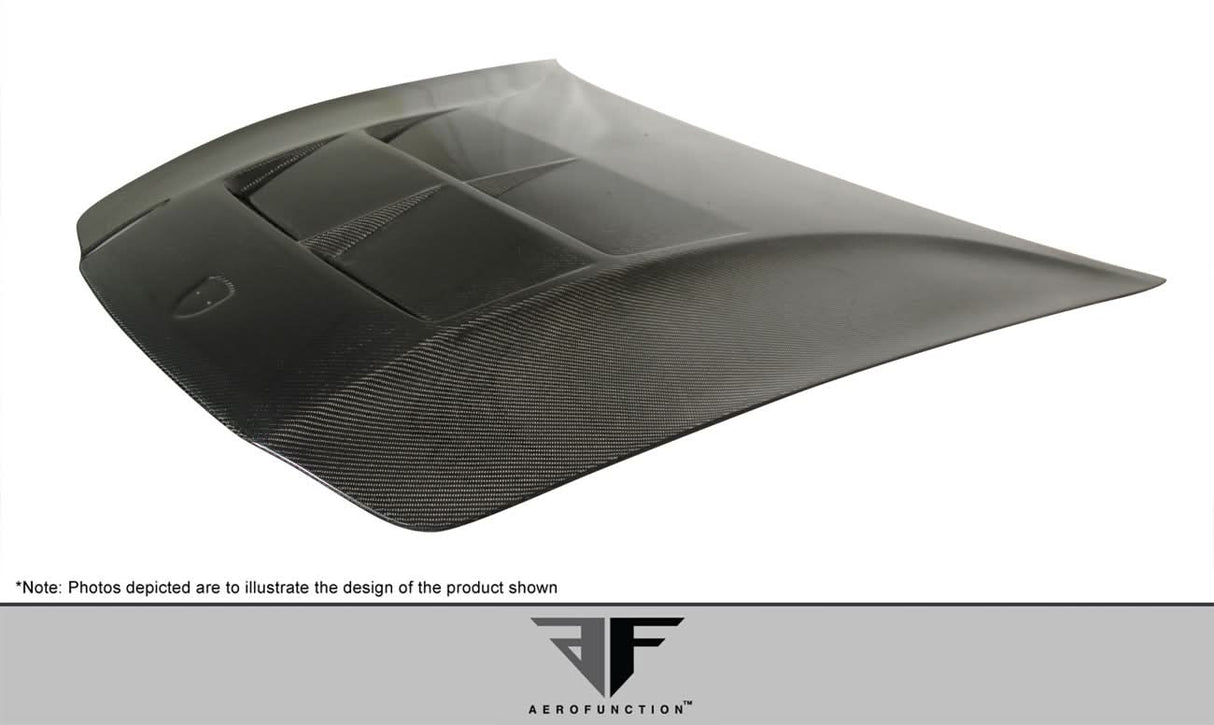2010-2015 Porsche Panamera AF-1 Style Hood - Carbon Fiber