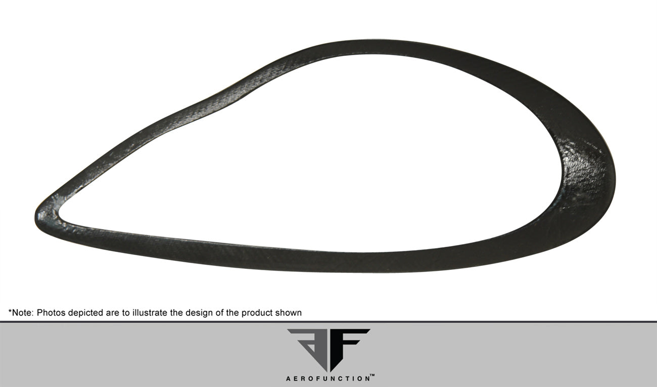 2010-2013 Porsche Panamera Carbon AF-1 Wide Body Eye Lids ( CFP ) - 2 Piece