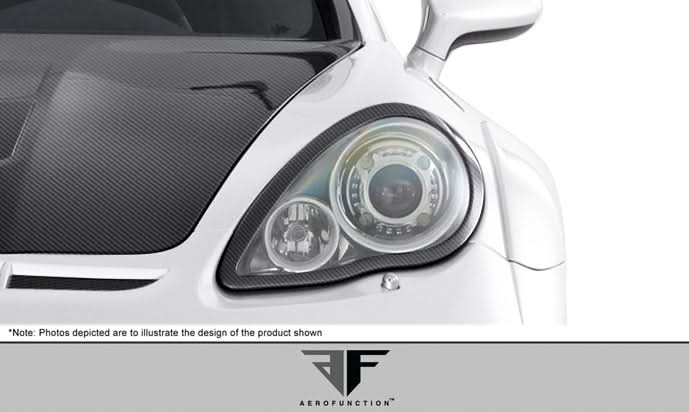 2010-2013 Porsche Panamera AF-1 Style Wide Body Eye Lids - Carbon
