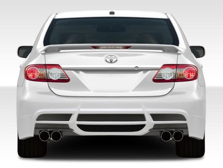 2011-2013 Toyota Corolla W-1 Style Rear Bumper Cover - FRP