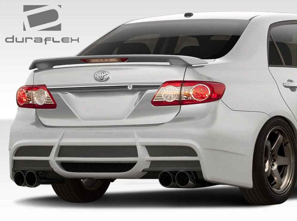2011-2013 Toyota Corolla W-1 Style Body Kit - 4 Piece - FRP