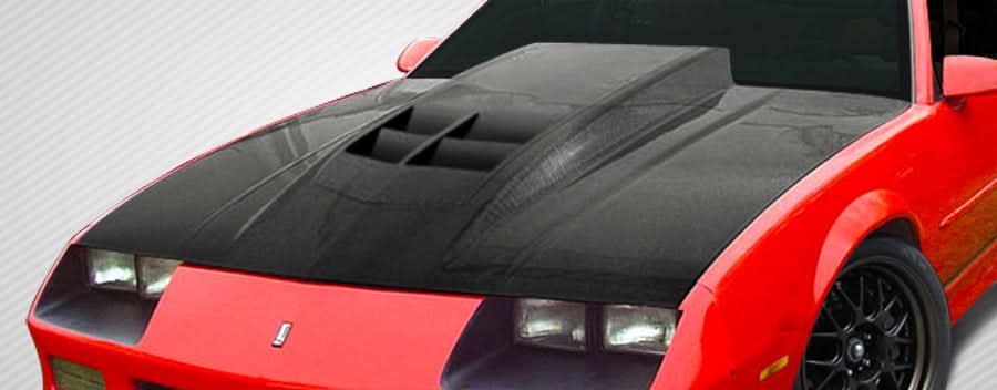 1982-1992 Chevrolet Camaro ZL1 Look Hood - Carbon Fiber
