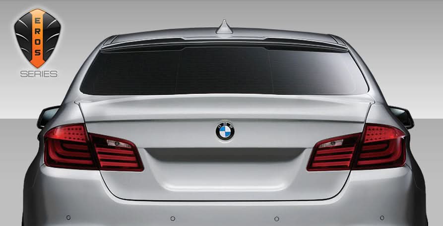 2011-2016 BMW 5 Series F10 Eros Version 1 Style Wing Trunk Spoiler - FRP