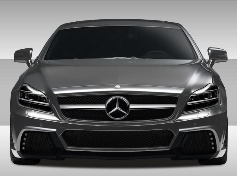 2012-2015 Mercedes CLS Class Eros Version 1 Style Front Bumper Cover - FRP