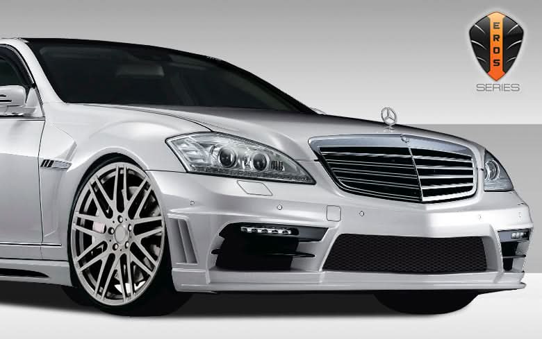 2010-2013 Mercedes S Class W221 Eros Version 2 Style Front Bumper - FRP