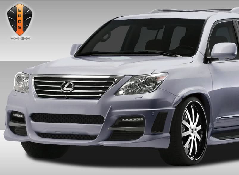 2008-2015 Lexus LX570 Eros Version 1 Style Front Bumper Cover - FRP