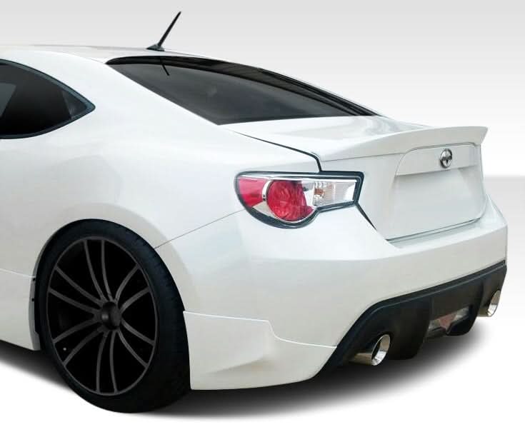 2013-2020 Toyota 86 X-5 Style Rear Add On Spat Bumper Extensions - FRP