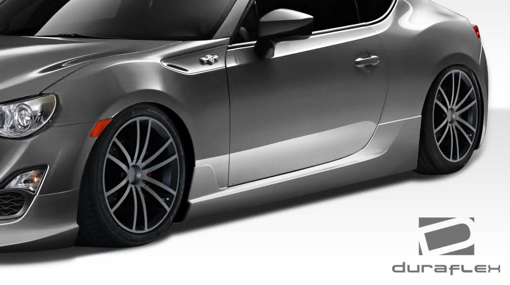 2013-2020 Scion FR-S Toyota 86 Subaru BRZ X-5 Style Side Skirts - FRP
