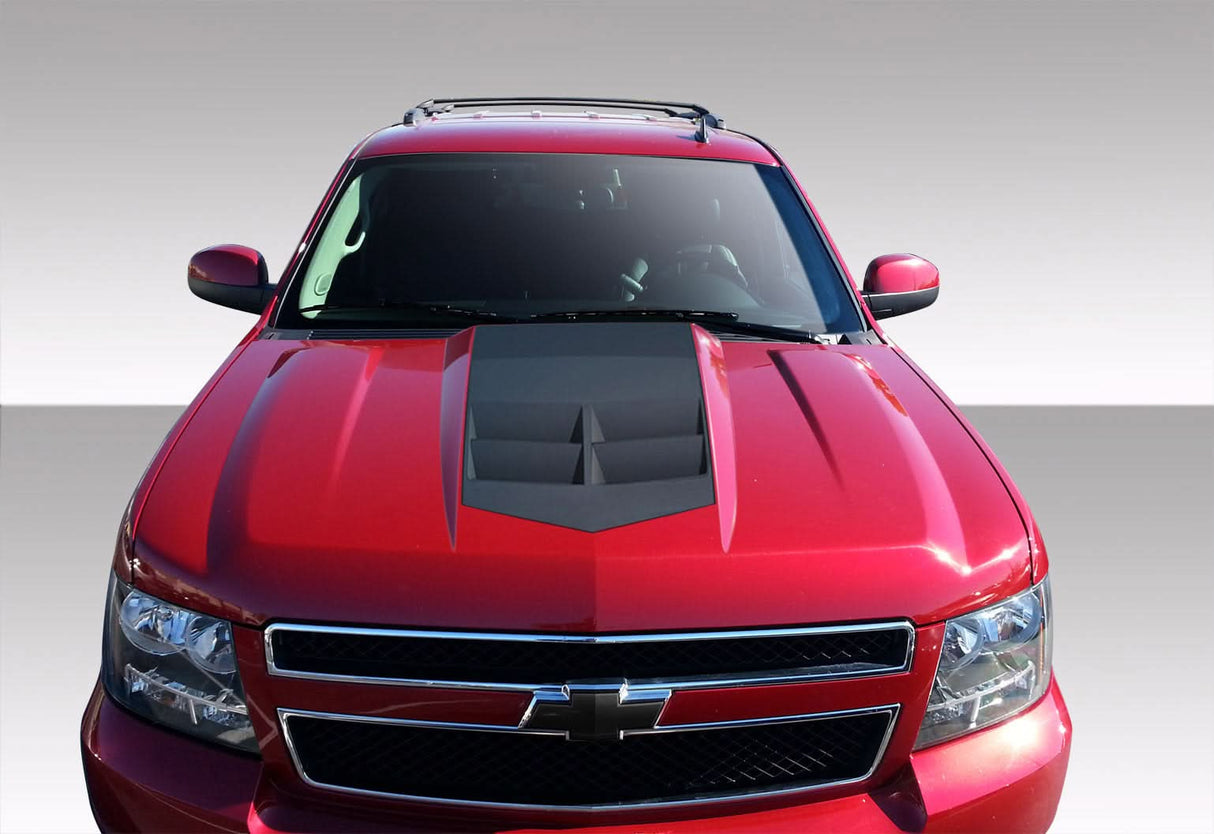 2007-2014 Chevrolet Tahoe Suburban Avalanche ZL1 Look Hood - 1 Piece - FRP