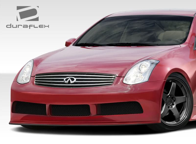 2003-2007 Infiniti G35 GT500 Style Wide Body Front Bumper - FRP