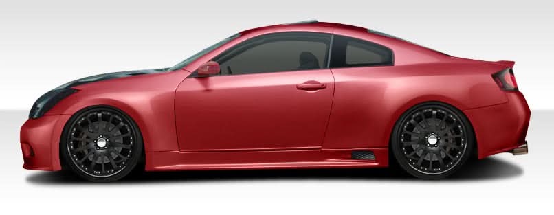 2003-2007 Infiniti G35 GT500 Style Wide Body Side Skirts - FRP