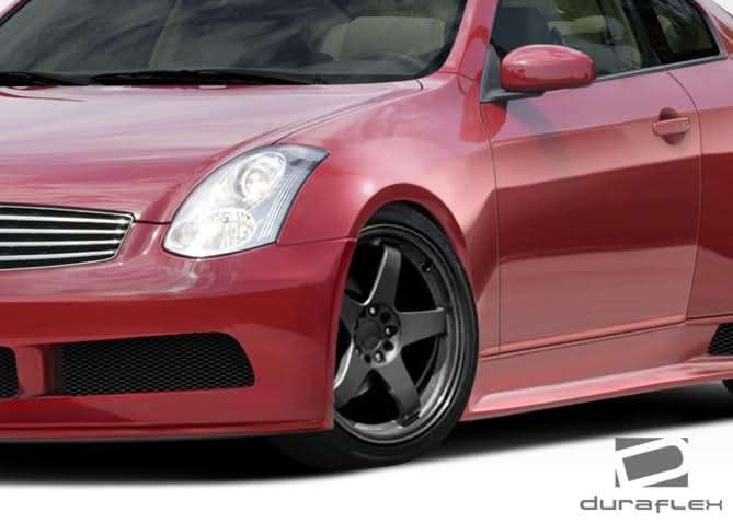 2003-2007 Infiniti G35 GT500 Style Wide Body Front Fenders - FRP