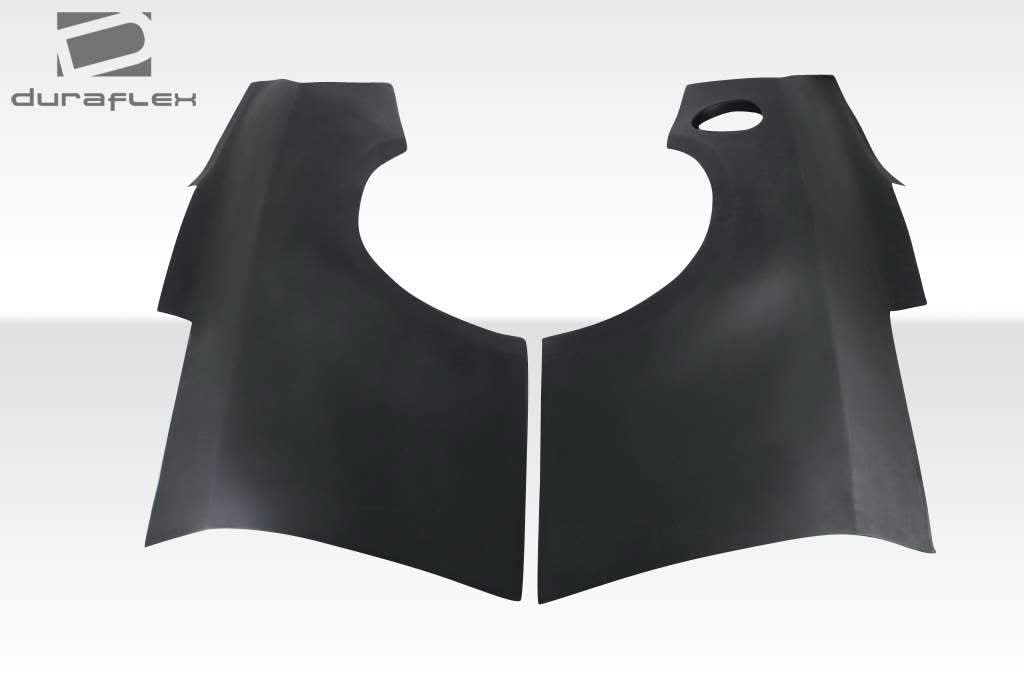 2003-2007 Infiniti G35 GT500 Style Wide Body Rear Fenders - 2 Piece - FRP