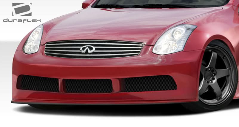 2003-2007 Infiniti G35 GT500 Style Wide Body Front Splitter - FRP