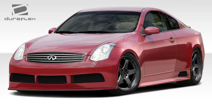 2003-2007 Infiniti G35 GT500 Style Wide Body Kit - 9 Piece - FRP