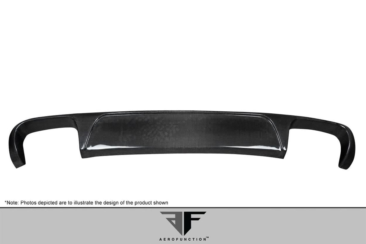 2005-2008 Porsche 911 Carrera AF-1 Style Rear Diffuser - Carbon Fiber