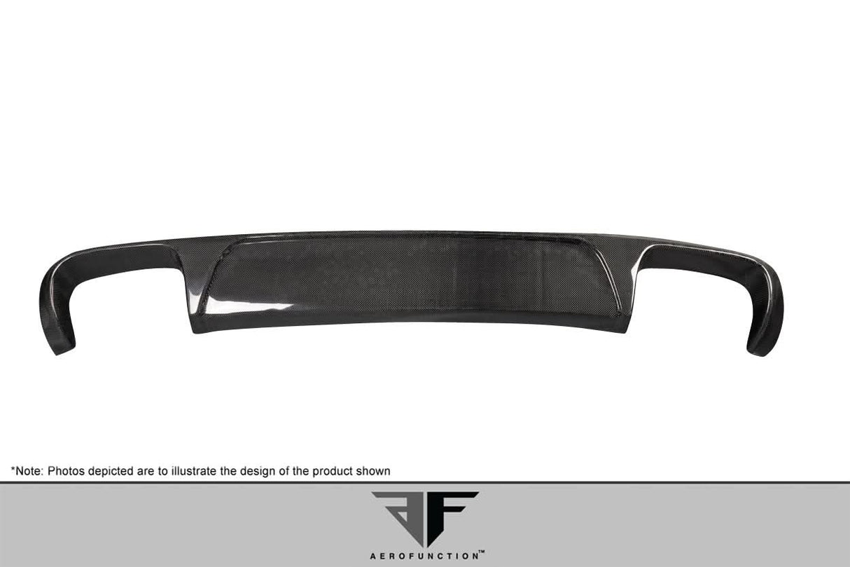 2005-2008 Porsche 911 Carrera AF-1 Style Rear Diffuser - Carbon Fiber