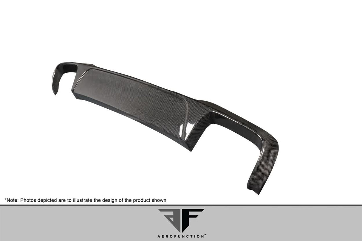 2005-2008 Porsche 911 Carrera AF-1 Style Rear Diffuser - Carbon Fiber