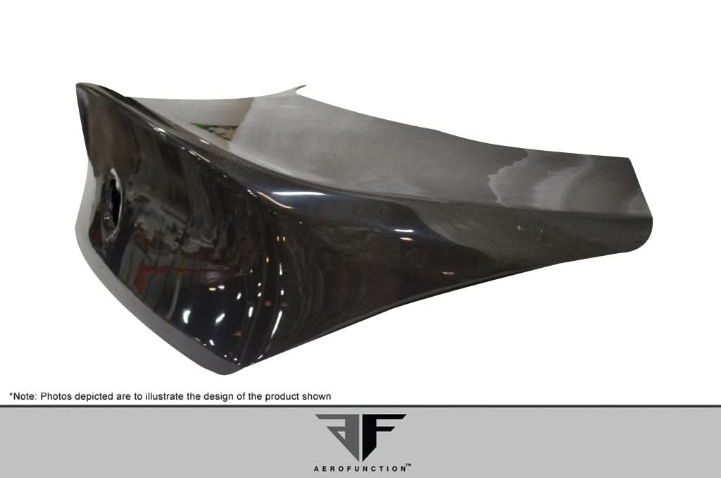 2004-2010 BMW 6 Series E63 AF-2 Style Trunk Lid - Carbon Fiber
