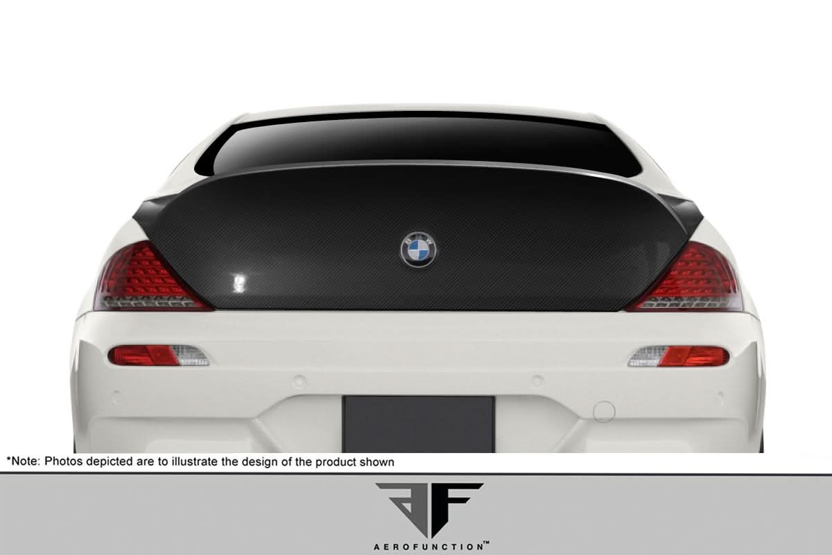 2004-2010 BMW 6 Series E63 AF-2 Style Trunk Lid - Carbon Fiber