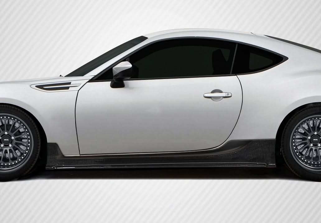 2013-2020 Toyota 86 TD3000 Style Side Skirts - Carbon Fiber
