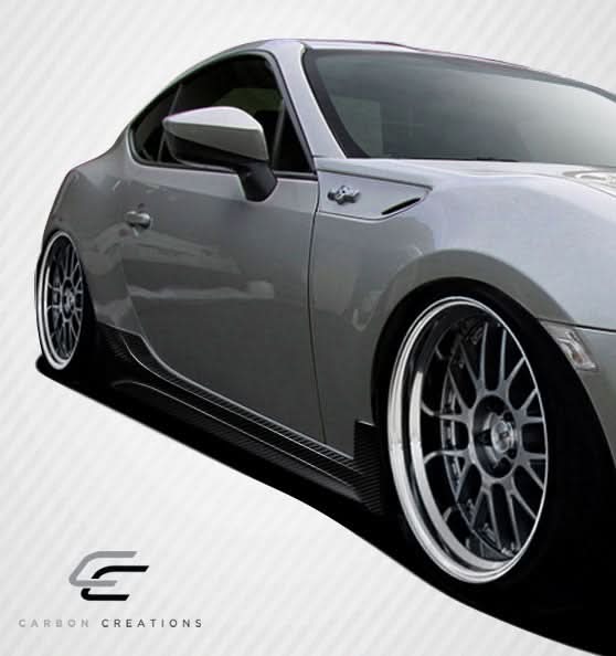 2013-2020 Toyota 86 TD3000 Style Side Skirts - Carbon Fiber