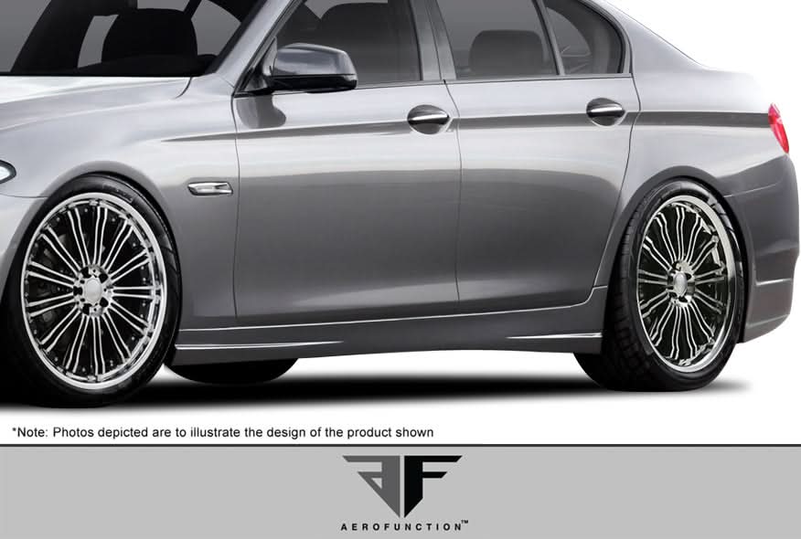 2011-2016 BMW 5 Series F10 AF-3 Style Side Skirts