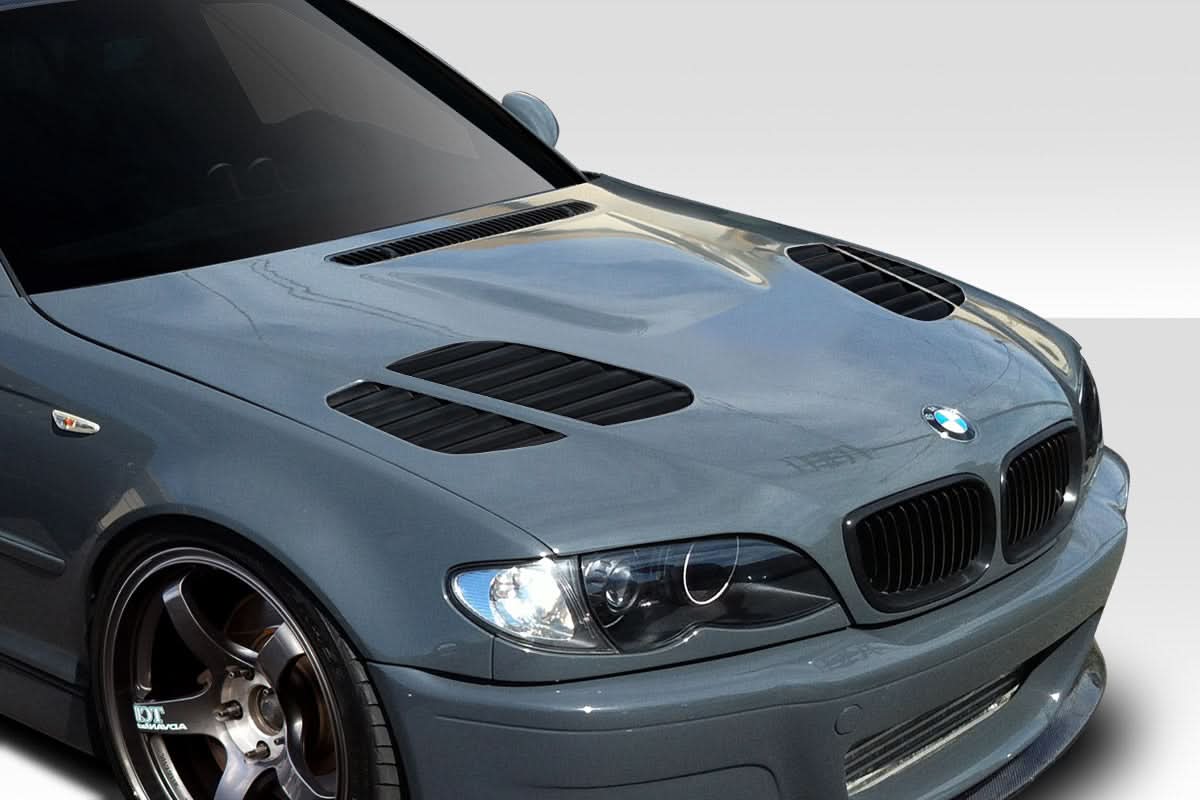 2002-2005 BMW 3 Series E46 GTR Style Hood - FRP