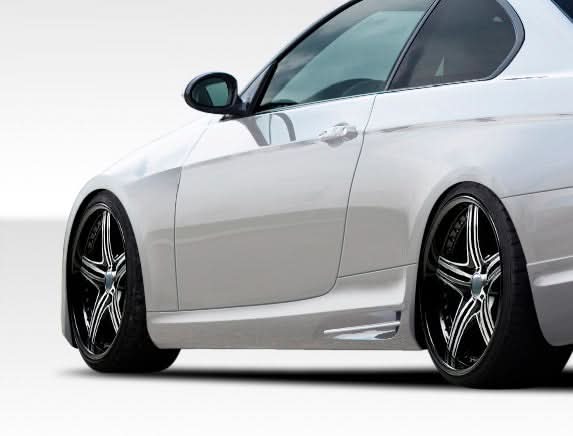 2007-2013 BMW 3 Series E92/E93 LM-S Style Side Skirts - 2 Piece - FRP