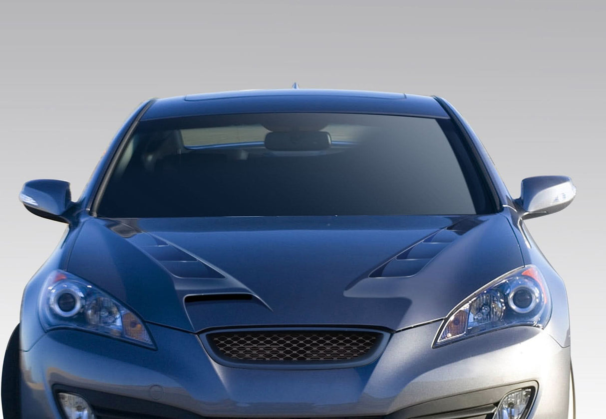 2010-2012 Hyundai Genesis Coupe RS-1 Style Hood - FRP