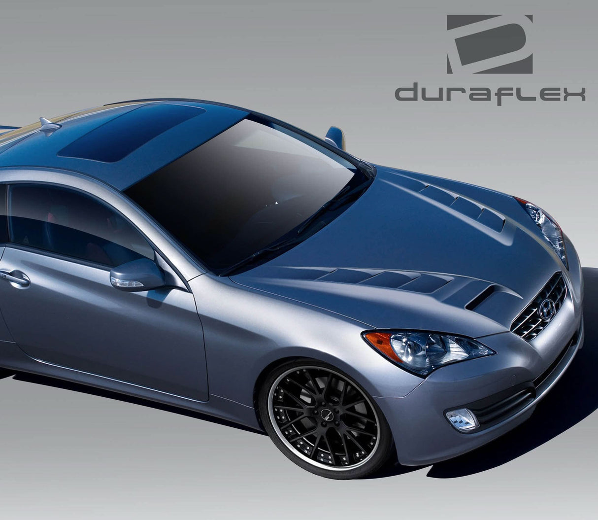 2010-2012 Hyundai Genesis Coupe RS-1 Style Hood - FRP