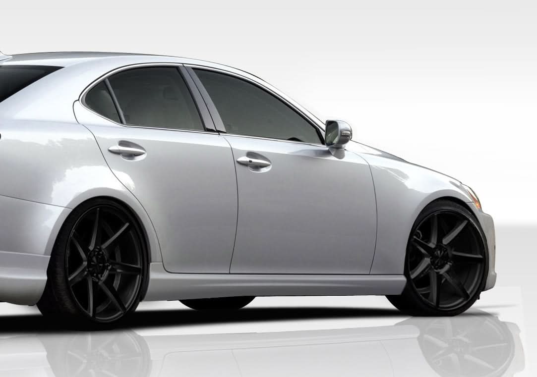 2006-2013 Lexus IS Series I-Spec Style Side Skirts - 2 Piece - FRP