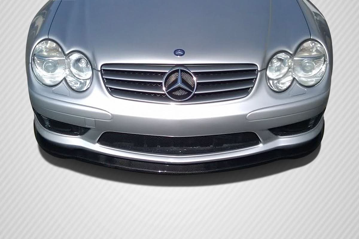 2003-2006 Mercedes SL Class L-Sport Style Front Under Spoiler Air Dam - Carbon Fiber