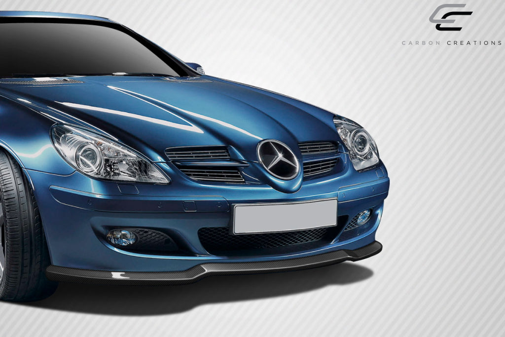 2005-2008 Mercedes SLK R171 L-Sport Style Front Lip Spoiler - Carbon