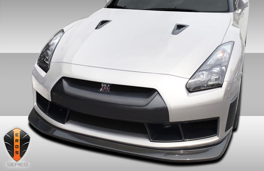 2009-2016 Nissan GT-R R35 Eros Version 4 Style Front Bumper Cover - FRP