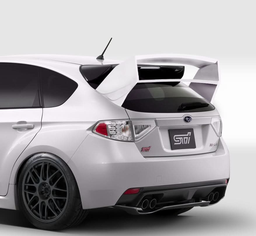 2008-2014 Subaru WRX STI WRC Look Rear Wing Spoiler - FRP