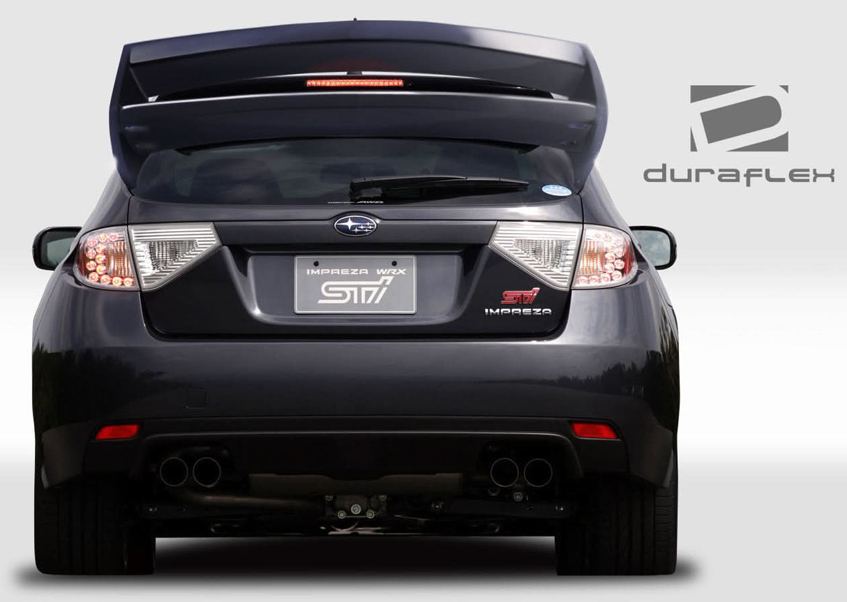 2008-2014 Subaru WRX STI WRC Look Rear Wing Spoiler - FRP