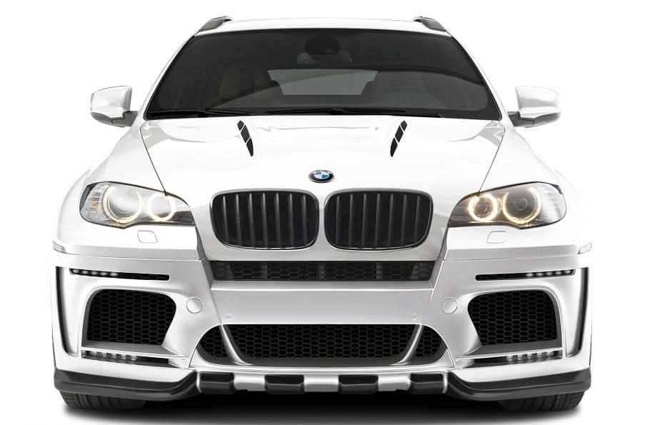 2008-2014 BMW X6/X5M AF-5 Style Wide Body Front Bumper Cover - FRP