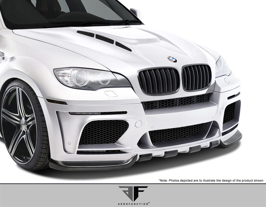 2008-2014 BMW X6/X5M AF-5 Style Wide Body Front Bumper Cover - FRP