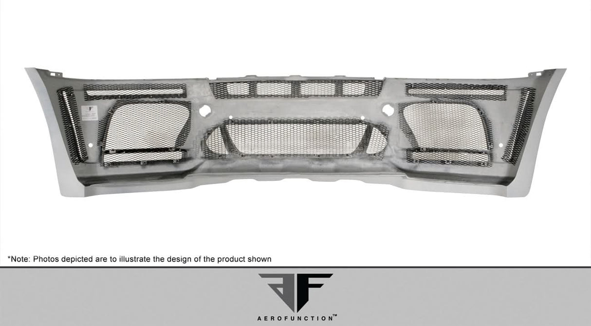 2008-2014 BMW X6/X5M AF-5 Style Wide Body Front Bumper Cover - FRP