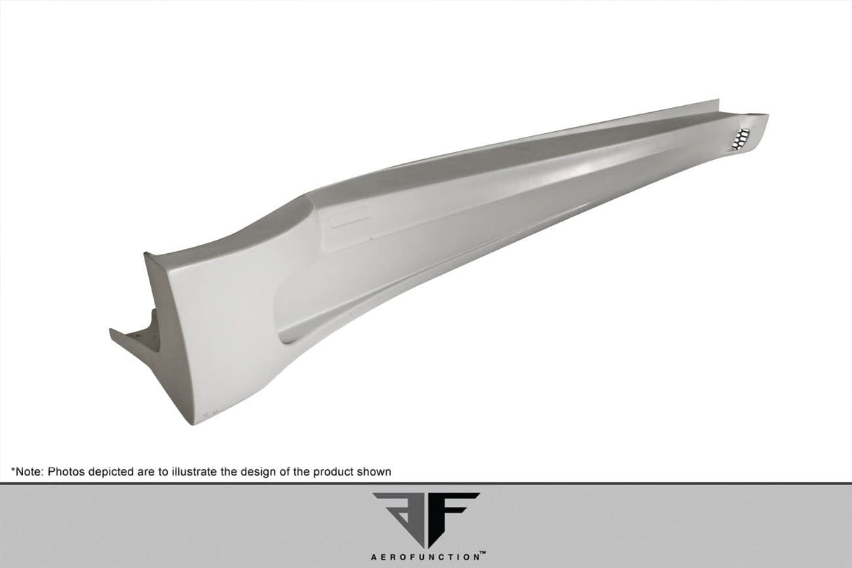 2008-2014 BMW X6 AF-5 Style Wide Body Side Skirts - FRP