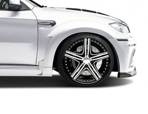 2008-2014 BMW X6 AF-5 Style Wide Body Front Fenders - FRP
