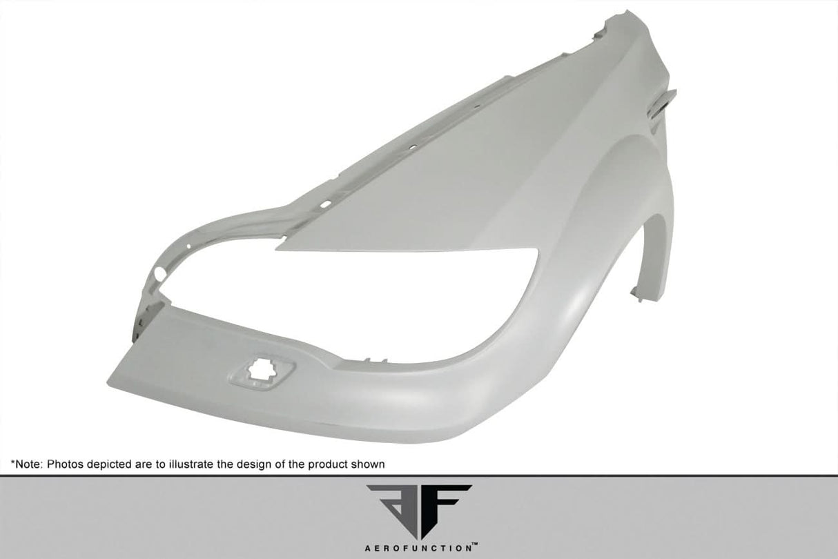 2008-2014 BMW X6 AF-5 Style Wide Body Front Fenders - FRP