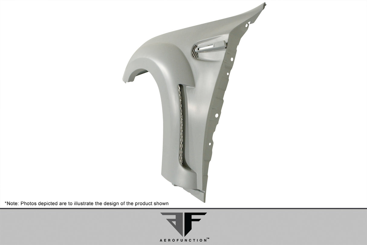 2008-2014 BMW X6 X6M E71 AF-5 Wide Body Front Fenders ( GFK ) - 4 Piece
