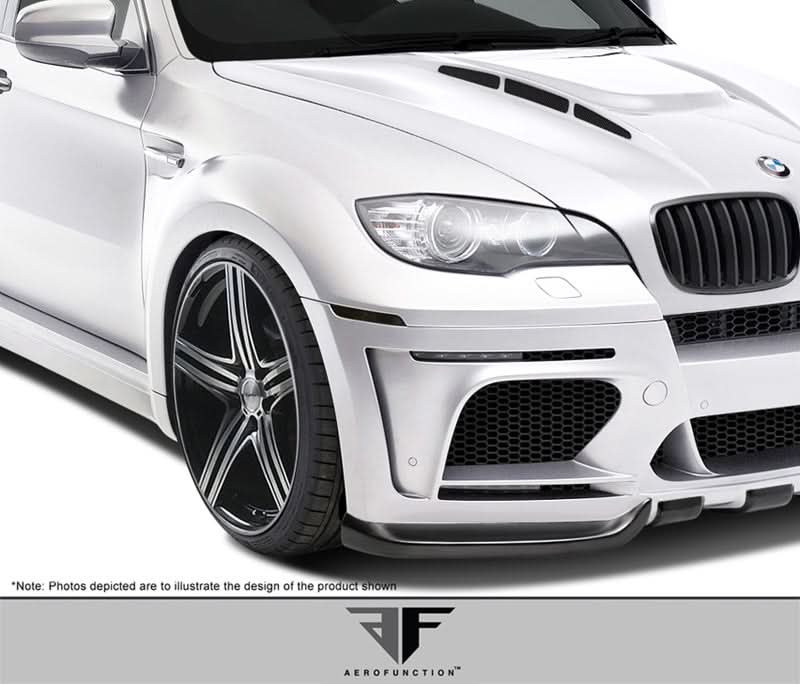 2008-2014 BMW X6 AF-5 Style Wide Body Front Fenders - FRP