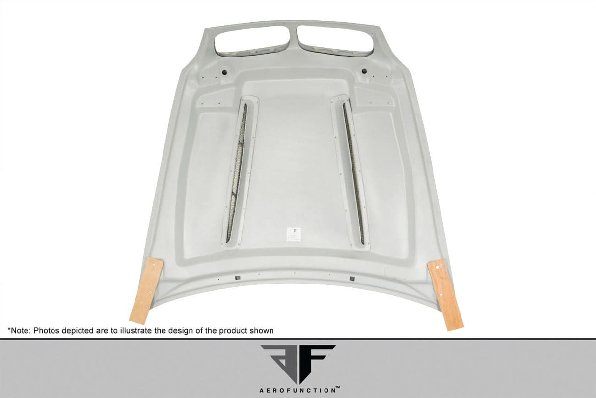 2007-2014 BMW X5 X6 AF-5 Style Hood - FRP