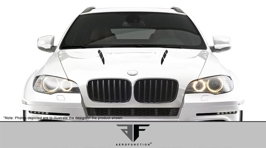 2007-2014 BMW X5 X6 AF-5 Style Hood - FRP