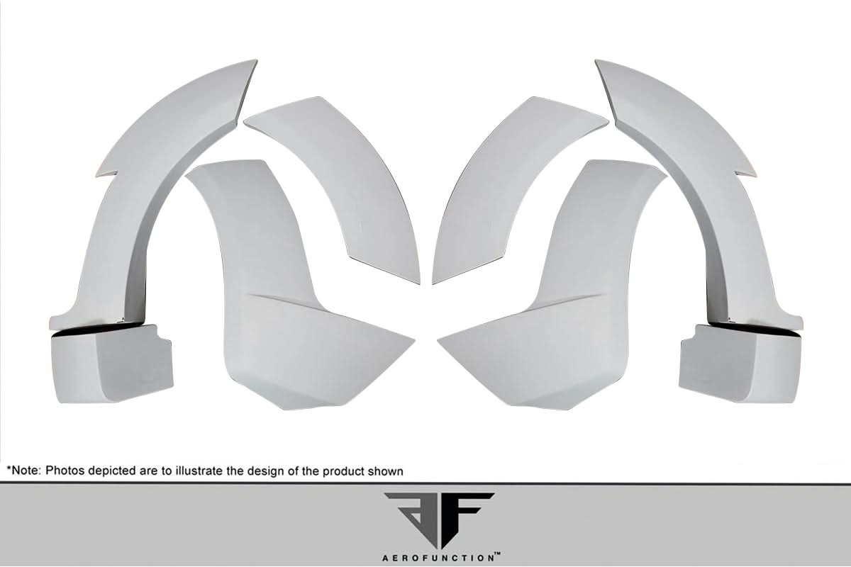 2012-2019 Land Rover Range Rover Evoque AF-1 Style Fender Flares - FRP