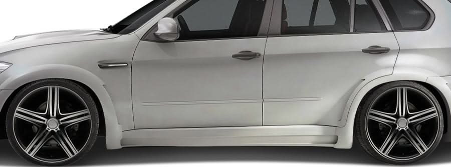2010-2013 BMW X5M AF-1 Style Wide Body Side Skirts - FRP